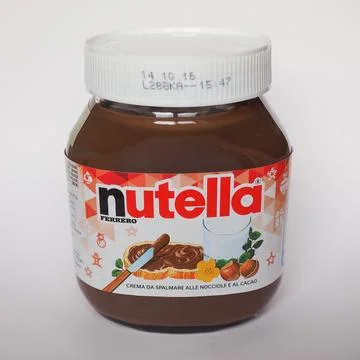 Nutella Ferrero jar Stock Photos