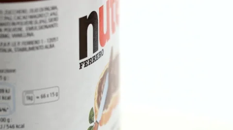 Nutella Jar 스톡 동영상 56617374