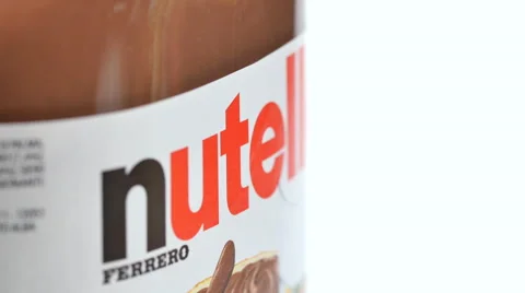 Nutella Jar 스톡 동영상 56617547