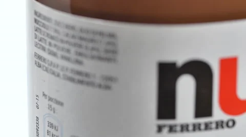 Nutella Jar 스톡 동영상 56617575