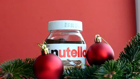 Nutella jar Stock Footage 163647086
