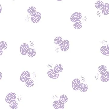 Nutmeg nut glyph seamless pattern Stockillustratie