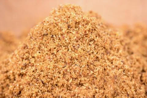 Nutmeg powder Stock Photos