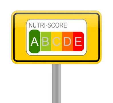 Nutri-Score Label, 5-colour Nutrition Label - illustration Stock Illustration