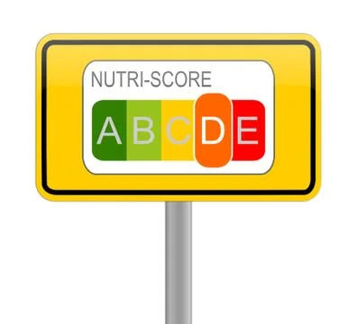 Nutri Score Label, 5-colour Nutrition Label - illustration Stock Illustration