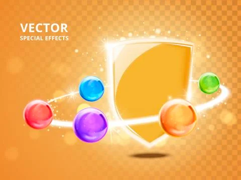 Nutrition guard elements Illustrazione stock