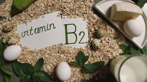 Nutritional Boost A Comprehensive Overview of Vitamin B2, Its Benefits Stock Footage 310169618
