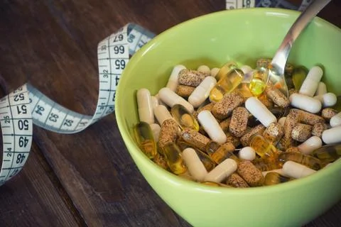 Nutritional supplements Stock Photos