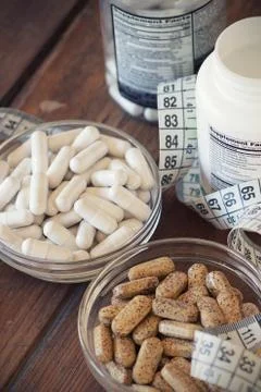 Nutritional supplements Stock Photos