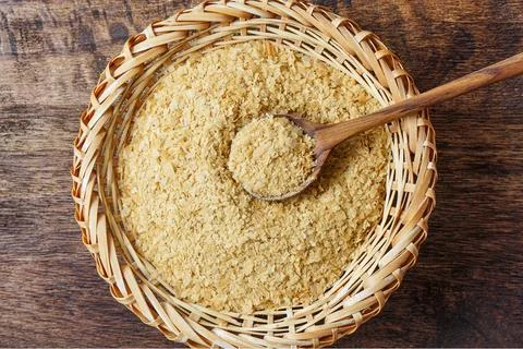 Nutritional yeast flakes Stock Photos