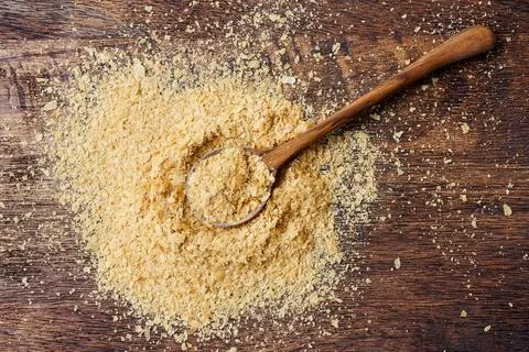Nutritional yeast flakes Stock Photos