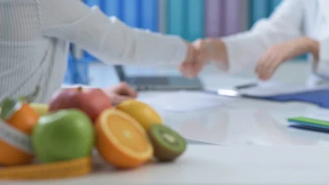 nutritionist working in the office hi res video 87099536 nutritionist office