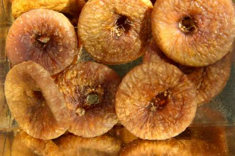 Nutritious Dried Figs Stock Photos