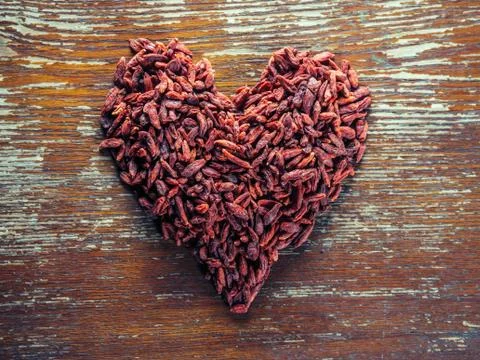 Nutritious goji berries Stock Photos
