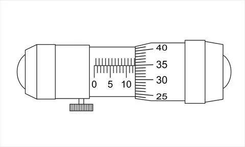 Nutromer. Device for measuring Stock Illustration