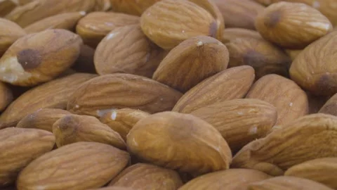 Nuts almond close up Stock Footage 137752895