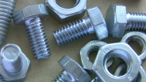 Nuts and bolts Stock Footage 266951