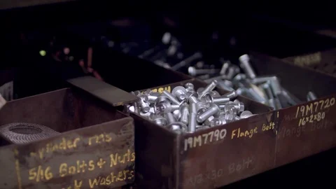 NUTS AND BOLTS 스톡 동영상 108045886