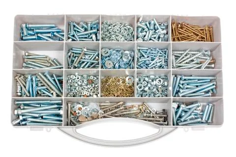 Nuts and bolts Stock Photos
