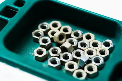 Nuts and bolts Stock Photos