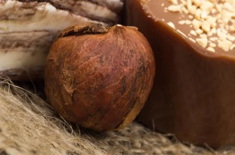 Nuts and sweet Stock Photos