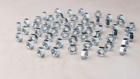 The nuts are turning. Stock Footage 197812558