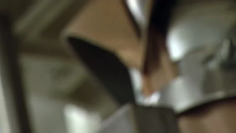 Nuts Being Packaged Stock Footage 136395162