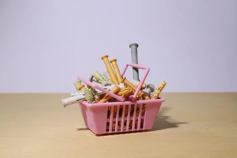 Nuts, bolts, nails Stock Photos