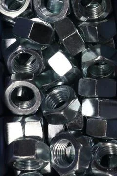 Nuts in a box Stock Photos