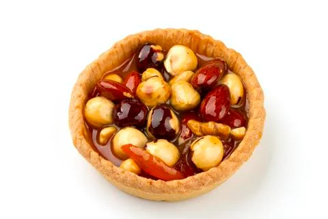 Nuts cake Stock Photos