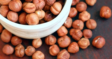 Nuts close-up Stock Footage 87860618