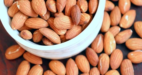 Nuts close-up Video stock 87860733