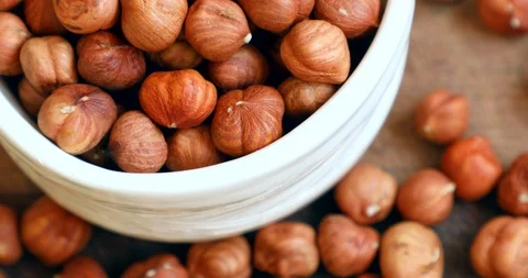 Nuts close-up Stock Footage 87861014