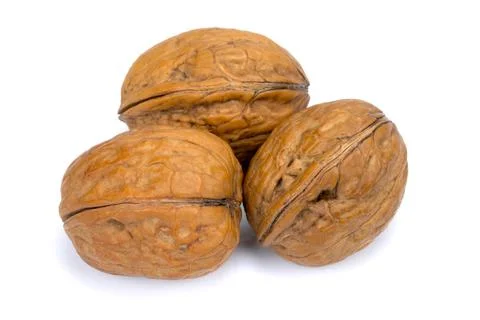 Nuts in close-up Foto stock