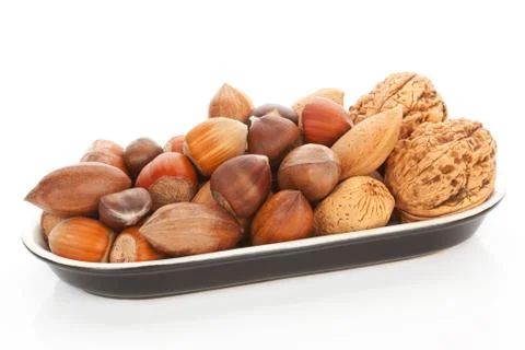 Nuts collection Stock Photos