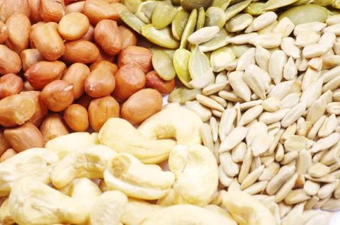 Nuts collection Stock Photos
