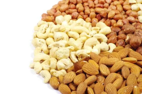 Nuts collection Stock Photos