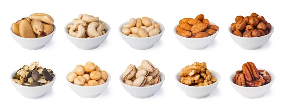 Nuts collection Stock Photos
