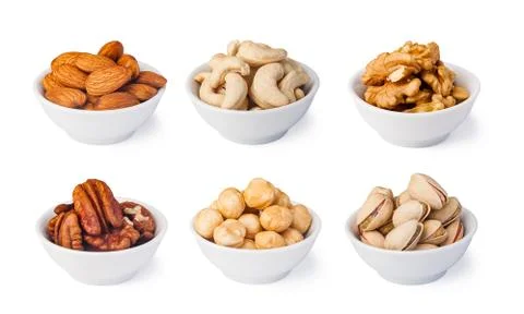 Nuts collection Stock Photos