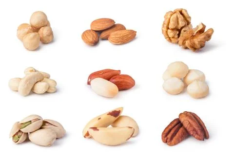 Nuts collection Stock Photos