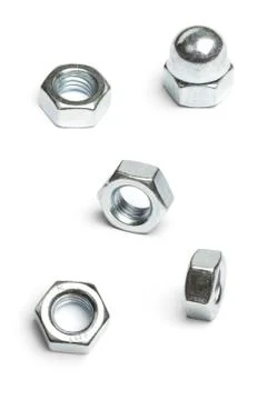 Nuts in different angles Stock Photos