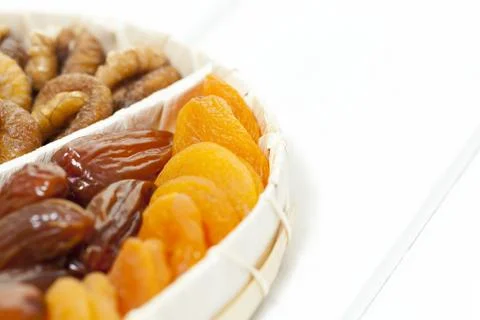 Nuts foreground Stock Photos