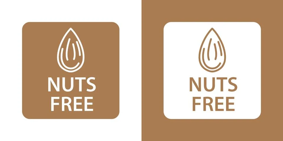 Nuts free icon Stock Illustration