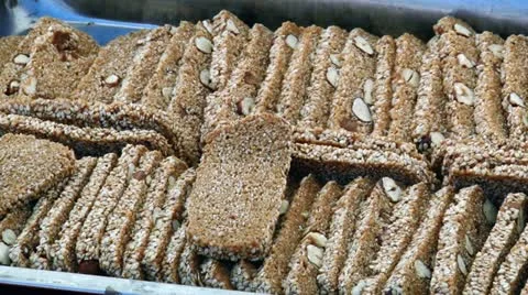 Nuts hazelnuts and sugar Video stock 11322720