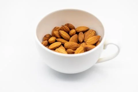 Nuts Int The White Cup Foto stock