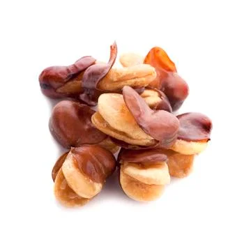 Nuts isolated on white background Stock Photos