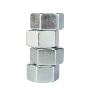 Nuts isolated on white background Stock Photos