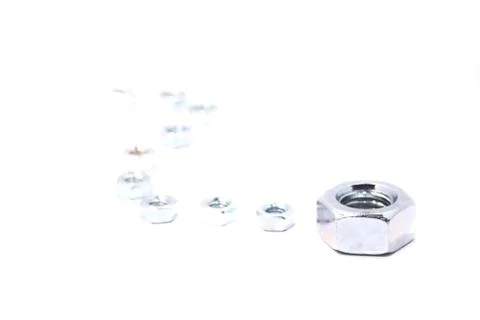 Nuts isolated on white Stock Photos