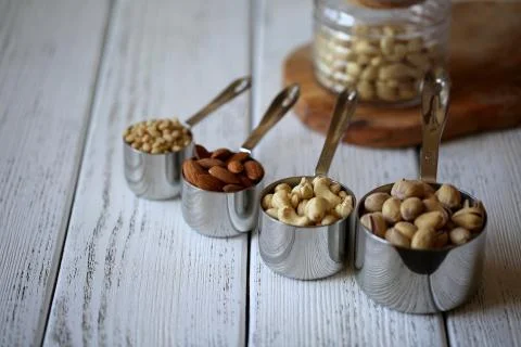 Nuts made dish Stock Photos