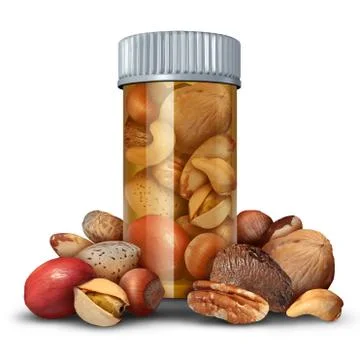 Nuts Medicine Concept イラスト素材